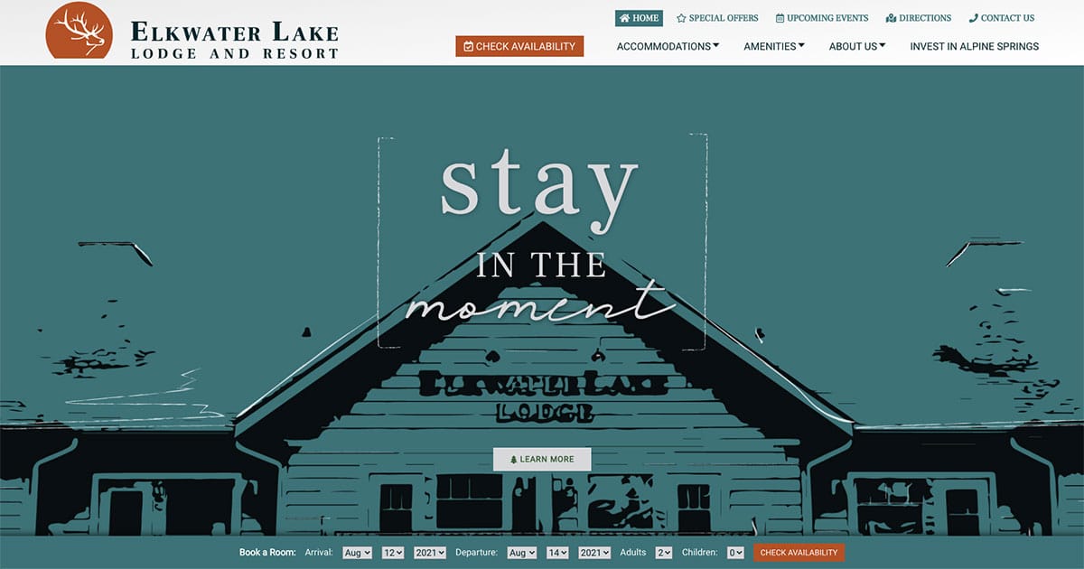 Elkwater Lake Lodge and Resort in Elkwater, Canada